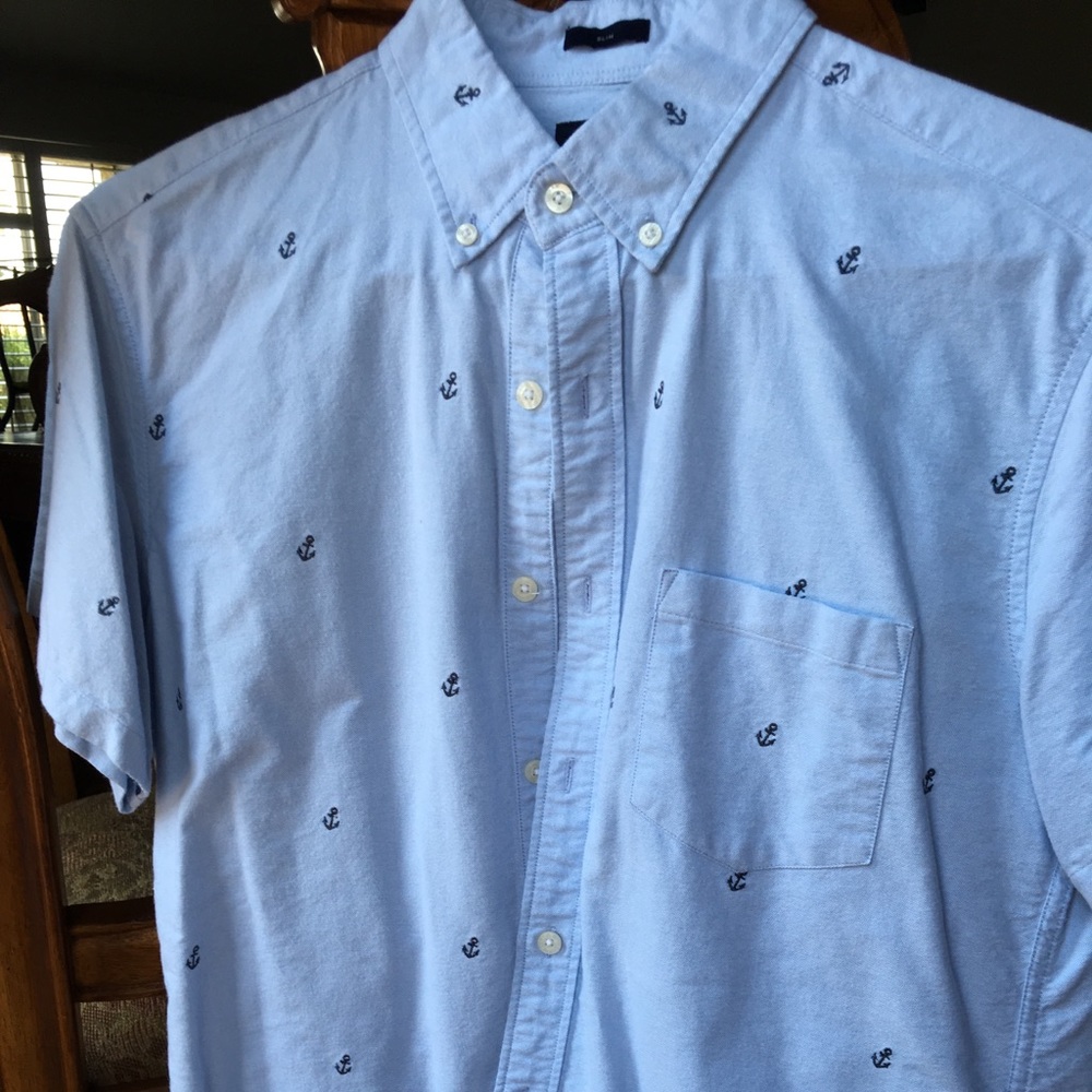 Men’s Short Sleeve Button Up
